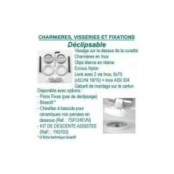 Abattant Ariane Gris Manhattan Olfa -France OLFA Soldes Boutique 1247451 3