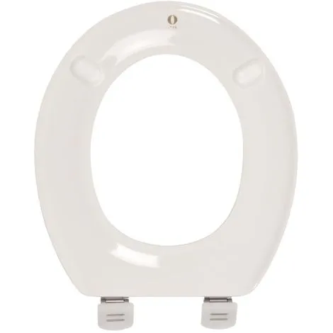 Abattant WC Blanc Simple - Olfa 2 Abattant WC Blanc Simple - Olfa – Image 2