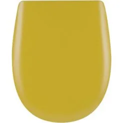 Abattant WC Ariane Jaune Souffre Mat - Descente Manuelle Et Déclipsable - Olfa