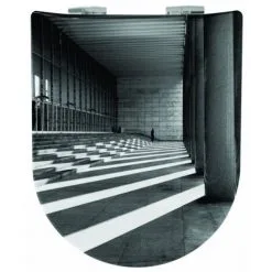 OLFA Abattant WOOD Slim Spirit - Descente Assistée