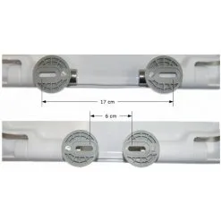 Abattant OLFA Thermodur Model QUADRI De Forme Carré Blanc Olfa -France OLFA Soldes Boutique 3067414 3