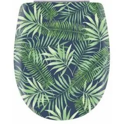 Abattant De Toilette - Bois Reticule - OLFA - Ariane Palme Descente Assistee Declipsable