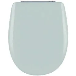 Abattant De Toilette - Bois Reticule - OLFA - Ariane Aqua Descente Assistee Declipsable - Aqua