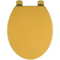 Abattant De Toilette - Bois Reticule - OLFA - Europe Bouton D'Or - Bouton D'Or