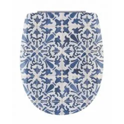 Abattant De Toilette - Bois Reticule - OLFA - Ariane Sintra Descente Assistee Declipsable