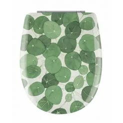 Abattant De Toilette - Bois Reticule - OLFA - Ariane Pilea Descente Assistee Declipsable - Pilea