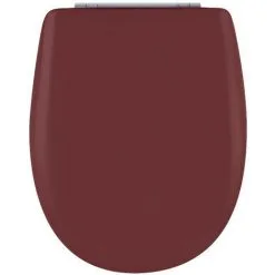 Abattant De Toilette - Bois Reticule - OLFA - Ariane Burn Russet Descente Assistee Declipsable - Burnt Russet