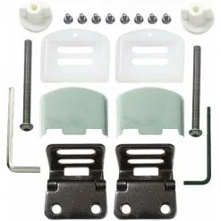 Kit Charnière Simple Avec Capots Et Visserie Inox Olfa