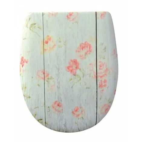 Abattant OLFA Ariane Bois Et Roses Déclipsable 1 Abattant OLFA Ariane Bois Et Roses Déclipsable