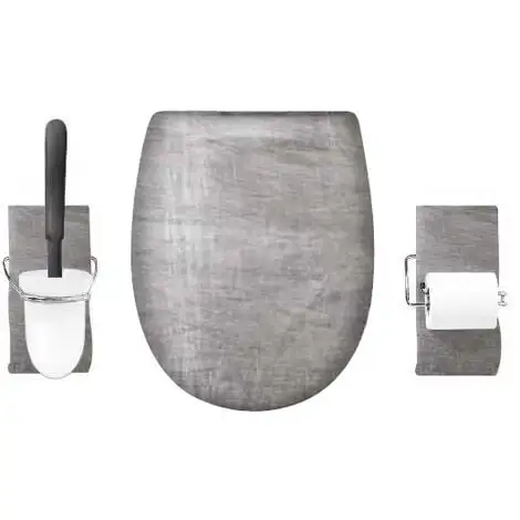 Set Accessoire WC Ariane Détroit Mat - Descente Assistée - Déclipsable - Olfa 1 Set Accessoire WC Ariane Détroit Mat - Descente Assistée - Déclipsable - Olfa